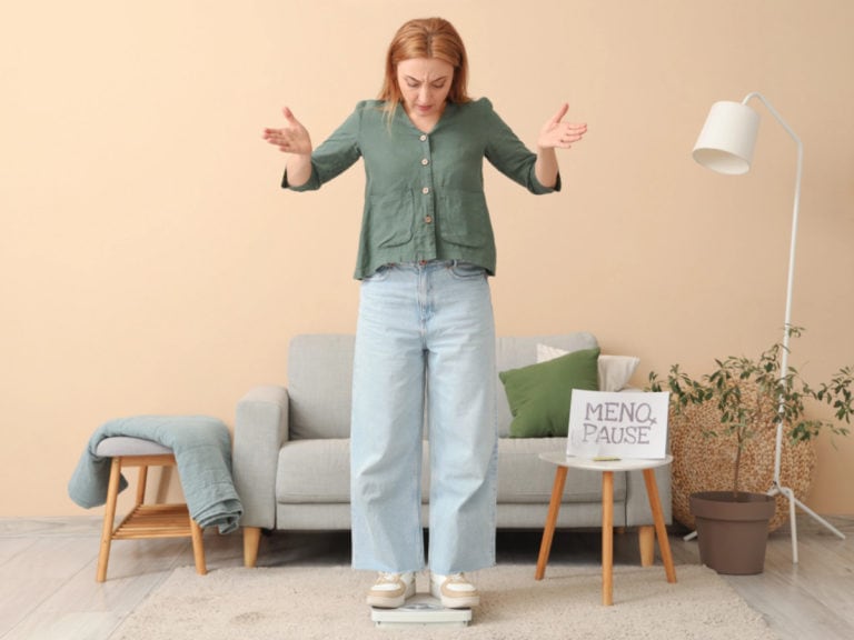 наддаване на тегло през менопаузата